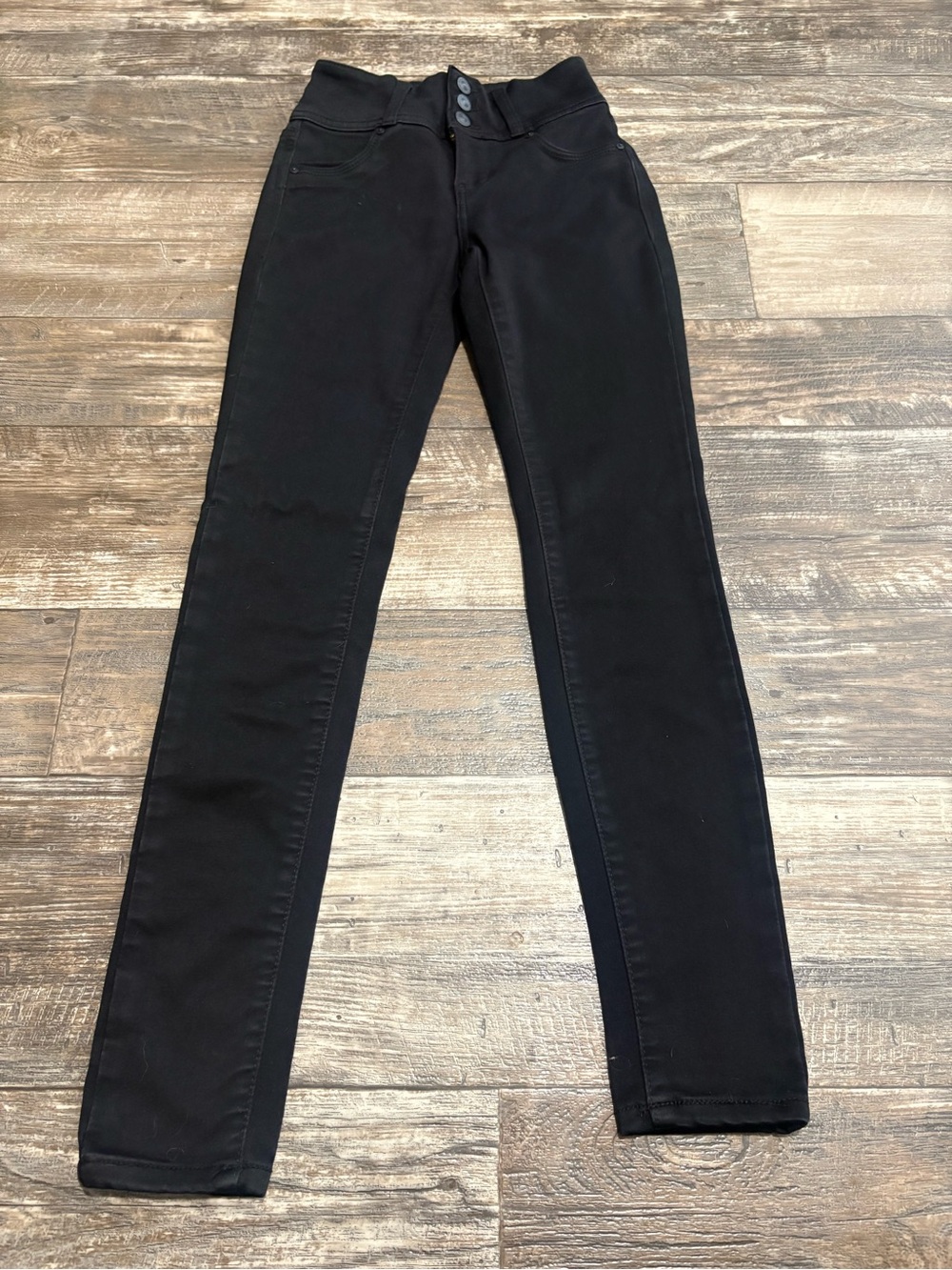 Wallflower Women's Black Skinny High-Rise Jeans